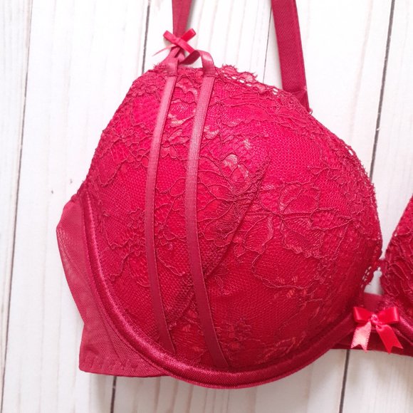 NWT Adore Me Abela Push Up Bra in Red Size 36B - Picture 4 of 14